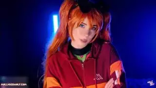 Sloppy blowjob and pussy creampie. evangelion asuka langley